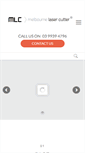 Mobile Screenshot of melbournelasercutter.com.au